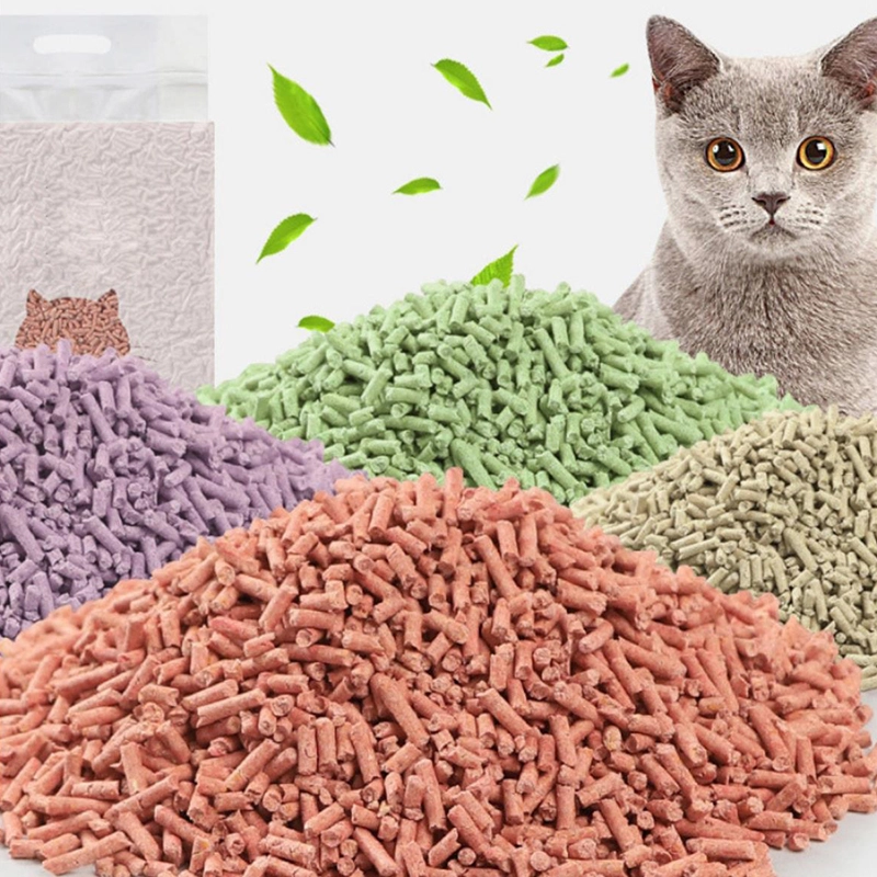 Arena para gatos ecológica biodegradable vegetal