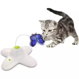 Juguete electrónico Mariposa, juguetes electrónicos para gatos