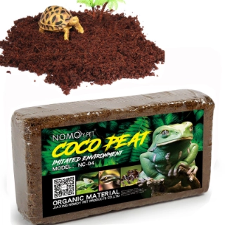 Sustrato orgánico de coco para terrario, juguete sustrato de para lagartos