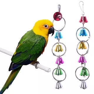 Campanas en línea, juguete campanas de para pájaros