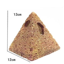 Pirámide en ruinas para acuario