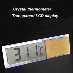 Termómetro transparente LCD