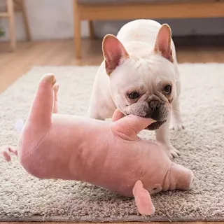 Muñeco de cerdo para perros Oinky, juguete muñecos de para perros