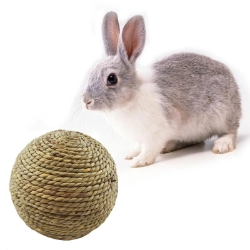 Bola de cuerda de hierba para roedores